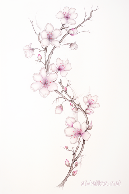  AI Cherry Blossom Tattoo Ideas 11